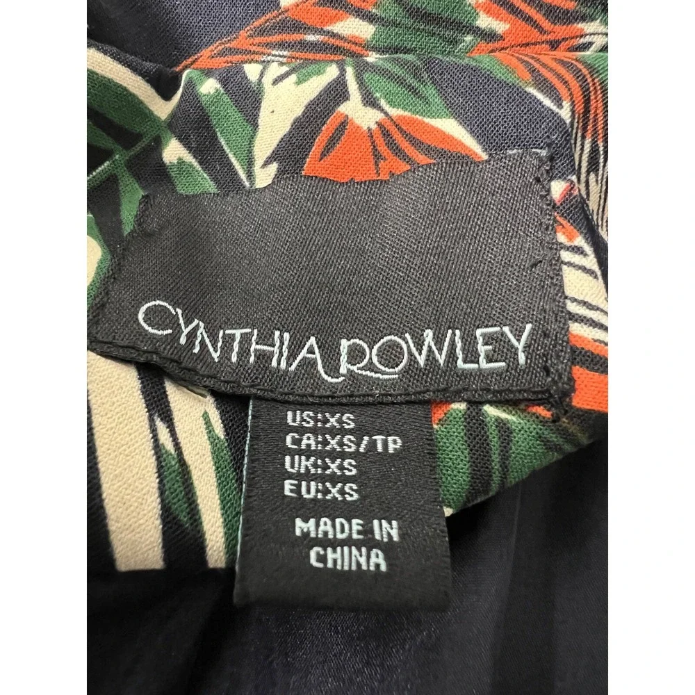 Cynthia Rowley Size XS Floral Blazer‎ Open Front